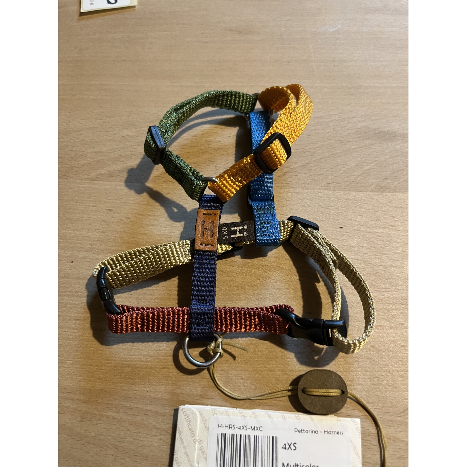 Harness Multicolor- Size 4XS - webbing defect Harness Multicolor- Size 4XS - webbing defect